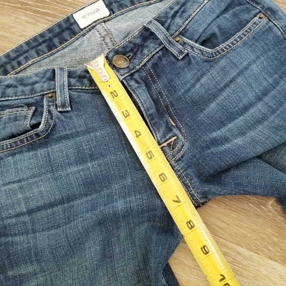 Hudson Vintage Low Rise Wide Leg Flare Women's Y2K Blue Jeans Flap Pockets sz 26 - Picture 11 of 14